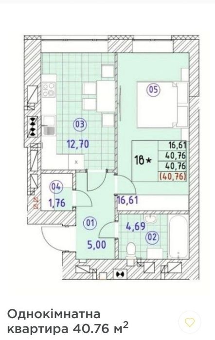 Квартира на ЖК Континент рей в Києві, ID 234602, фото №15