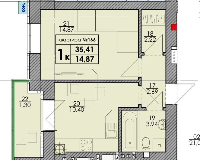 Квартира на ЖК Park Residence в Києві, ID 227245, фото №1