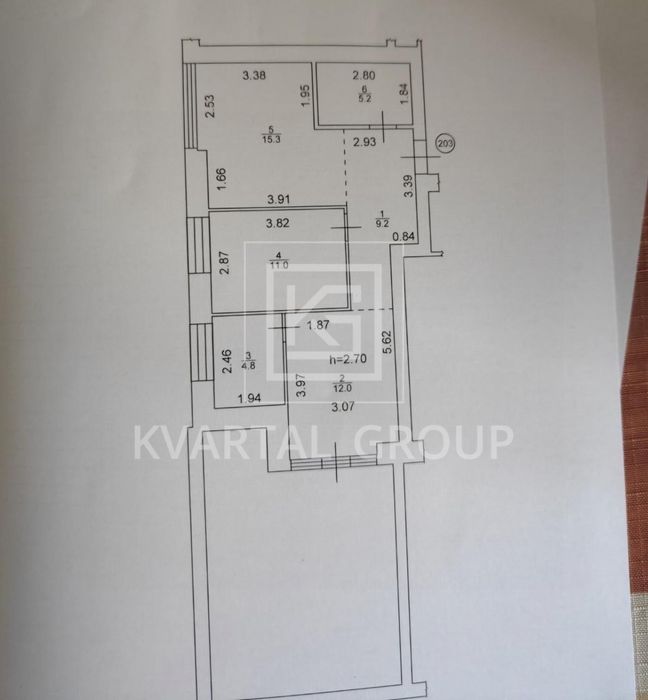 Квартира на вул. Соборна, 122 в Києві, ID 226570, фото №10