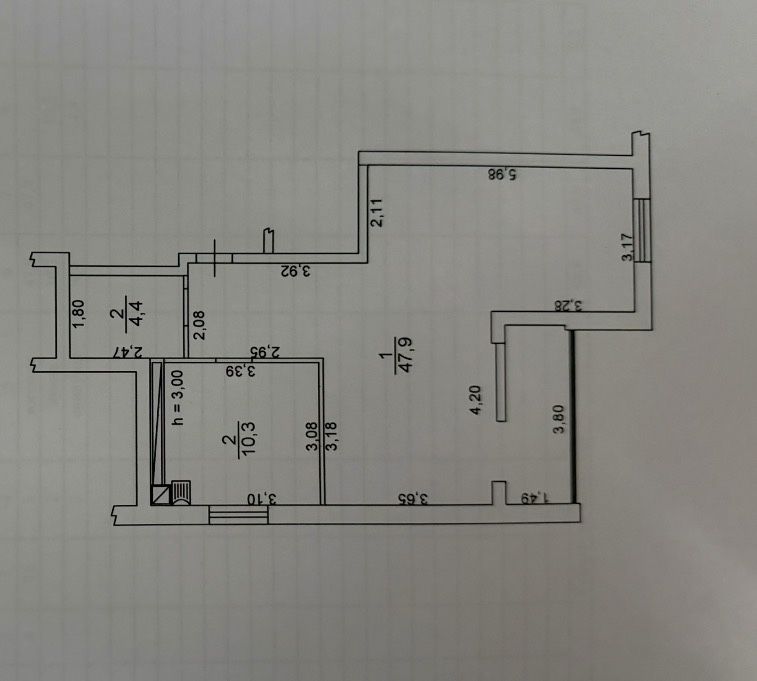 Квартира на просп. Б. Хмельницкого, 27-А в Дніпрі, ID 180603, фото №11