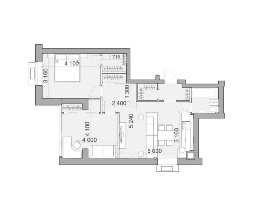 Квартира на просп. Б. Хмельницкого, 27-А в Дніпрі, ID 180603, фото №12