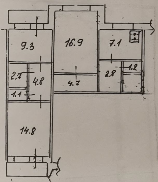 Квартира на вул. Левка Лукьяненка, 29а в Києві, ID 180579, фото №14