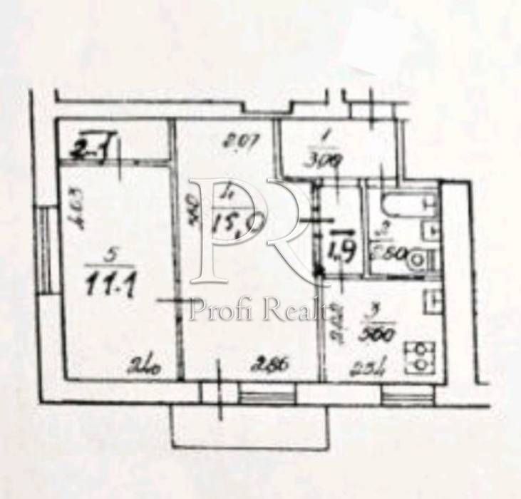 Квартира на вул. Повітрофлотський, 7 в Києві, ID 195089, фото №16