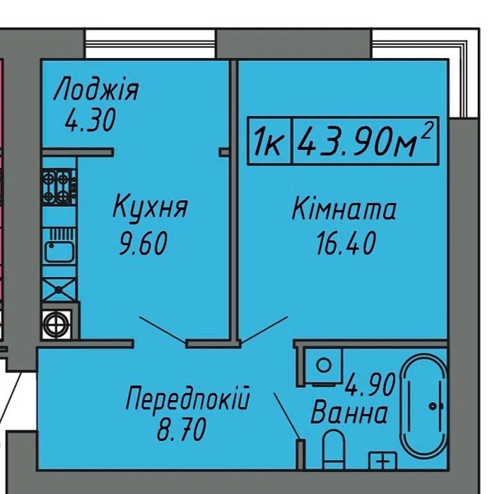 Квартира на ЖК «Скандинавія» в Івано-Франківську, ID 207607, фото №6