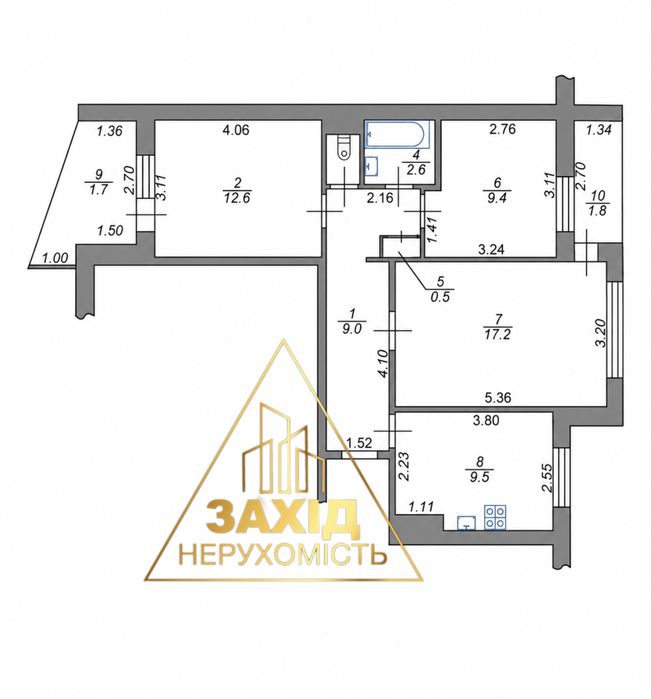 Квартира на вул. Кравчука в Луцьку, ID 228436, фото №22