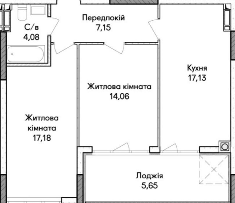 Квартира на наб. Ірпінська в Києві, ID 220855, фото №2