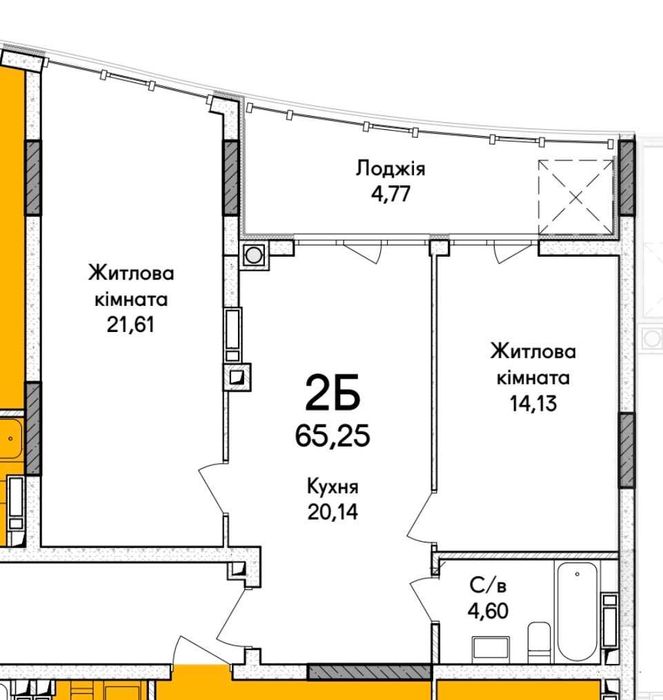Квартира на вул. Синергія Сіті, 39 в Києві, ID 229091, фото №2