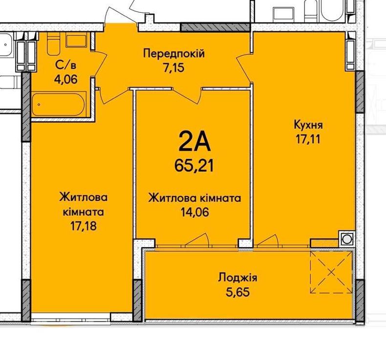 Квартира на вул. Ірпінь, 39 в Києві, ID 233808, фото №2