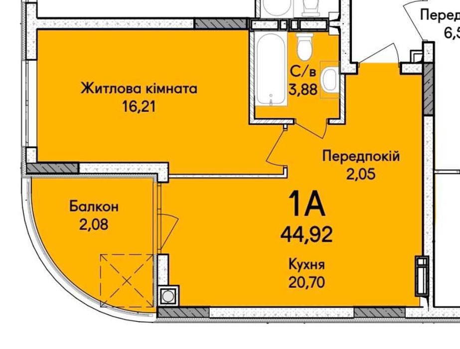 Квартира на вул. Ірпінь, 43 в Київ, ID 240787, фото №2