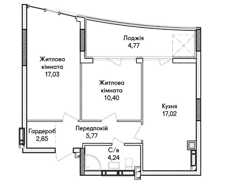 Квартира на ЖК «Синергія Сіті» в Києві, ID 242950, фото №6