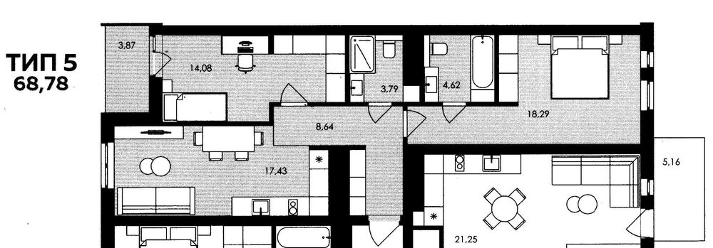 Квартира на ЖК Avalon Holiday в Львові, ID 311316, фото №3