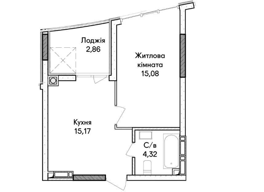 Квартира на вул. 41 в Києві, ID 238604, фото №6