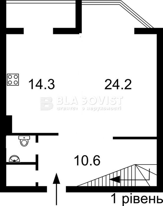 Квартира на вул. Здановської Юлії, 52/3 в Києві, ID 211046, фото №4