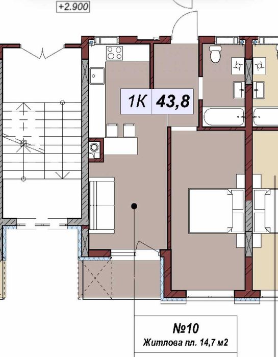 Квартира на вул. Навроцького, 33 в Львові, ID 212313, фото №3