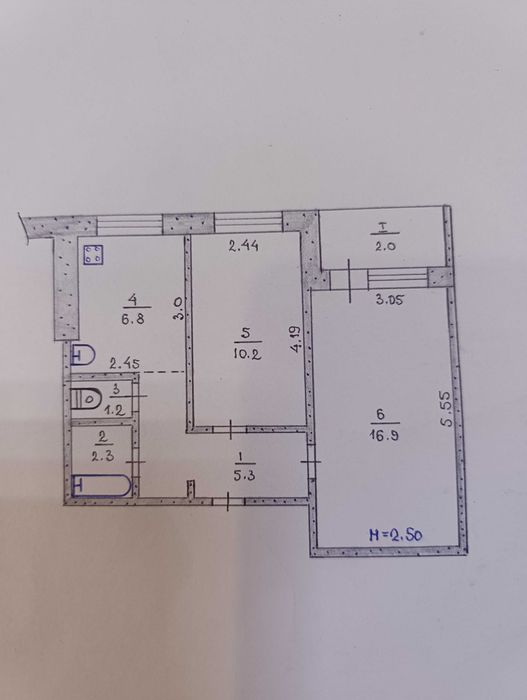 Квартира на вул. Миколи Світальського в Кривому Розі, ID 254720, фото №10
