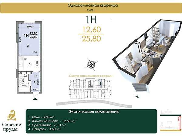 Квартира на ЖК Совські Ставки в Києві, ID 213883, фото №4