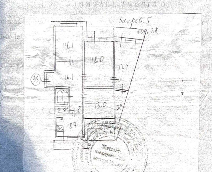 Квартира на вул. Закревського, 5 в Києві, ID 244849, фото №16