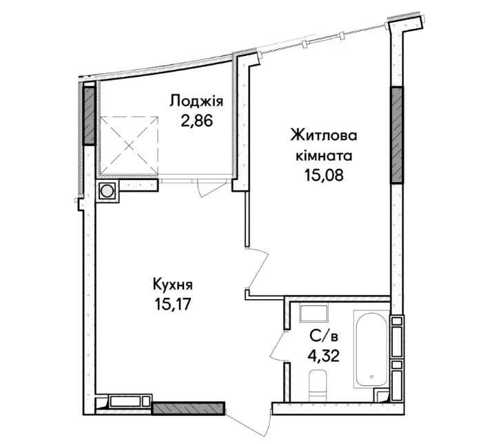 Квартира на вул. Ірпінь, 41 в Києві, ID 230073, фото №6