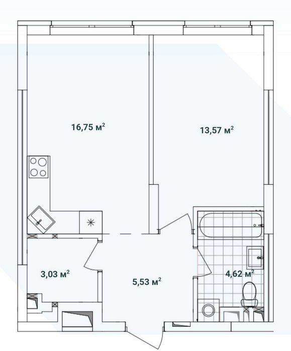 Квартира на ЖК «Варшавський 3» в Києві, ID 215560, фото №2