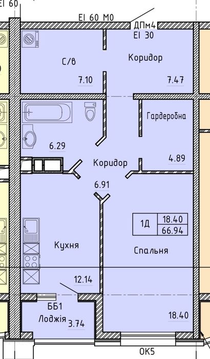 Квартира на біля парка Победы и Аркадии в Одесі, ID 259492, фото №11