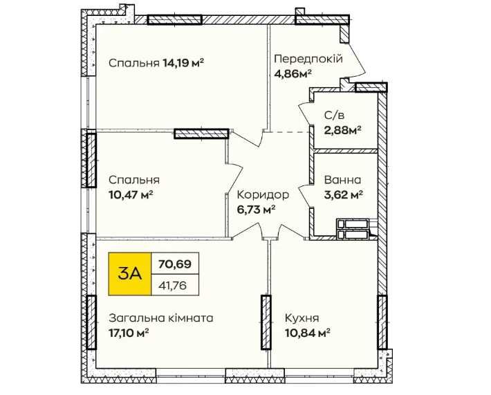 Квартира на ЖК «Синергія Київ» в Києві, ID 216361, фото №4