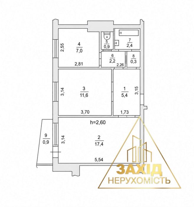 Квартира на просп. Соборності в Луцьку, ID 221478, фото №24