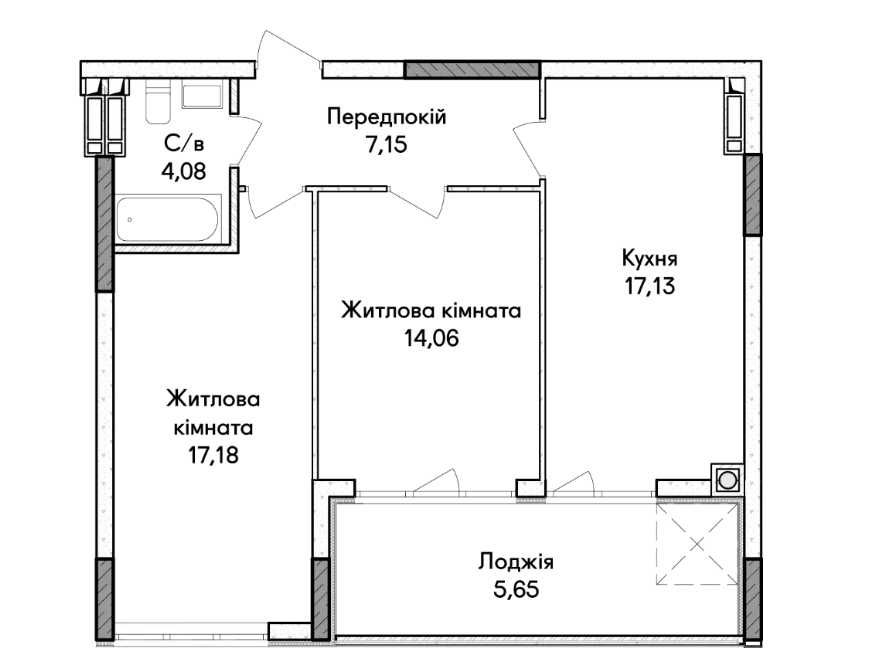 Квартира на вул. Ірпінь, 39 в Києві, ID 239275, фото №5