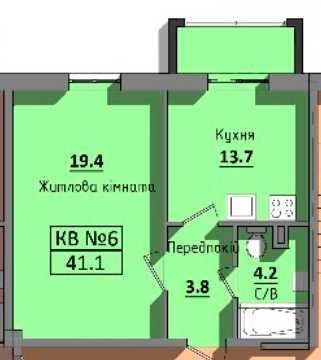 Квартира на біля парку Марка Твена в Одесі, ID 247257, фото №1