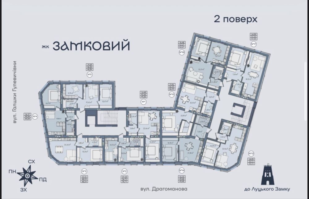 Квартира на ЖК Замковий в Луцьк, ID 230235, фото №4