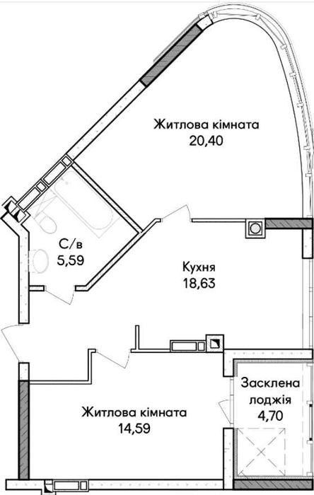 Квартира на ЖК Синергія Сіті в Київ, ID 231566, фото №4