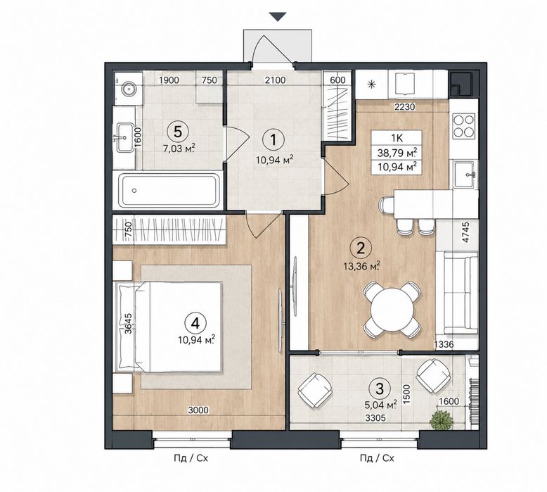 Квартира на ЖК Oxford в Києві, ID 312265, фото №12