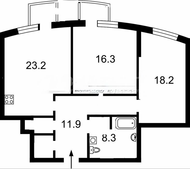 Квартира на вул. Старонаводницька, 6Б в Київ, ID 239854, фото №5