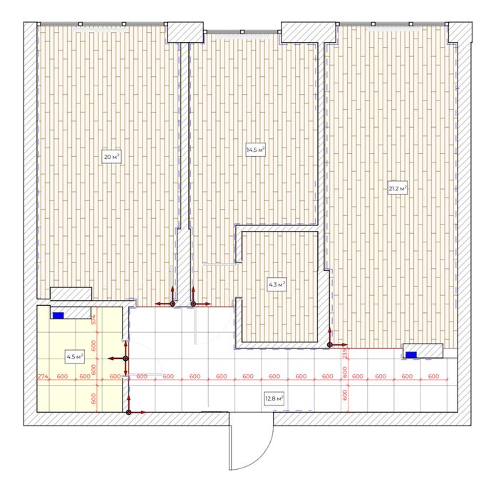 Квартира на вул. Глибочицька, 13 в Київ, ID 242004, фото №4