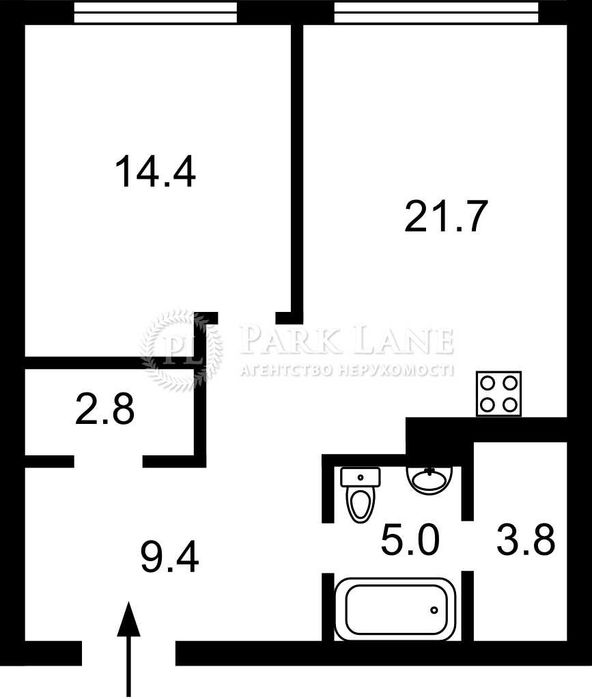 Квартира на вул. Глибочицька, 73 в Київ, ID 238752, фото №2
