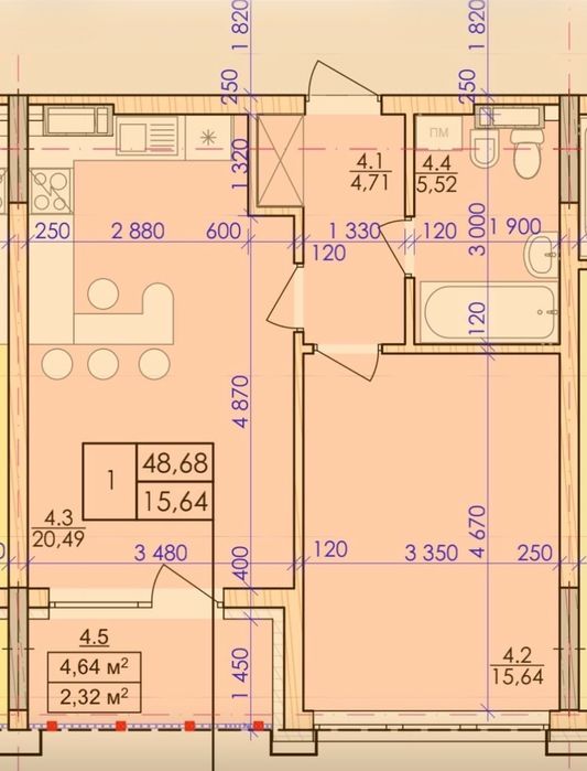 Квартира на Фортечний тупік, 7в в Києві, ID 237271, фото №5