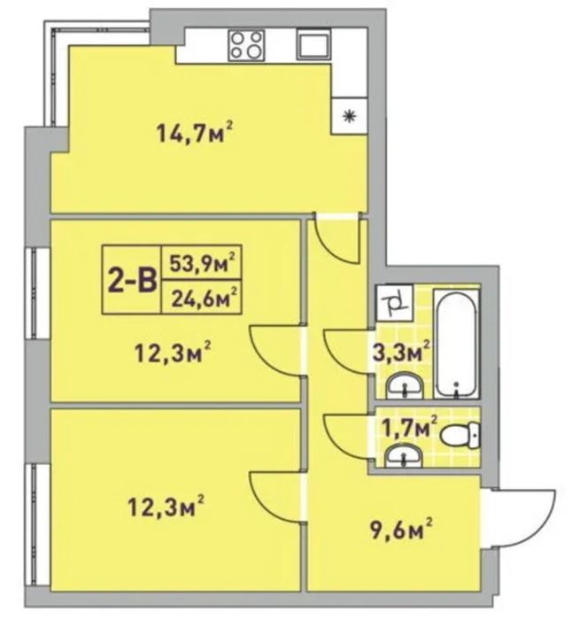 Квартира на вул. Університетська, 3/8 в Києві, ID 245920, фото №14