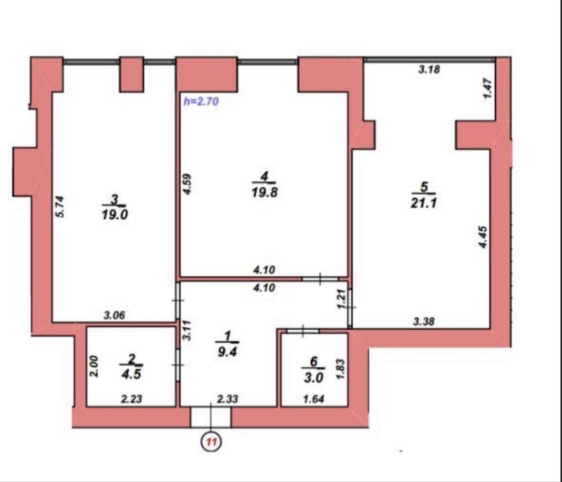 Квартира — Хмельницький в Хмельницькому, ID 250357, фото №9