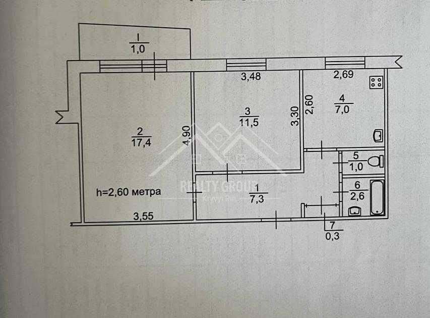 Квартира на бул. Європейський в Кривому Розі, ID 248807, фото №12