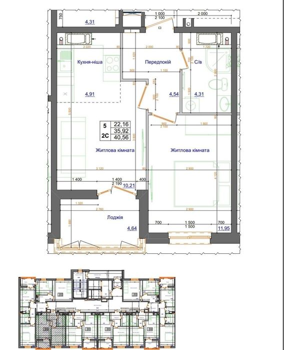 Квартира на ЖК Атлант в Києві, ID 311822, фото №3