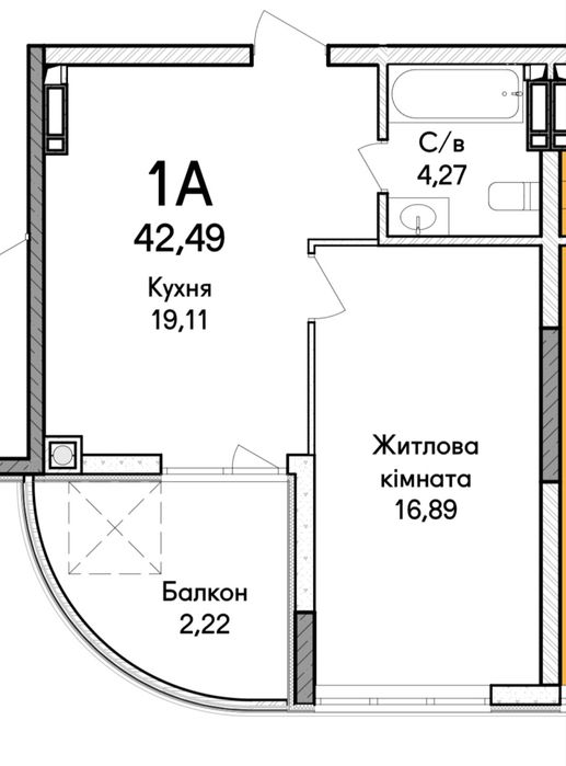 Квартира на Сучасний ЖК в Києві, ID 249341, фото №2
