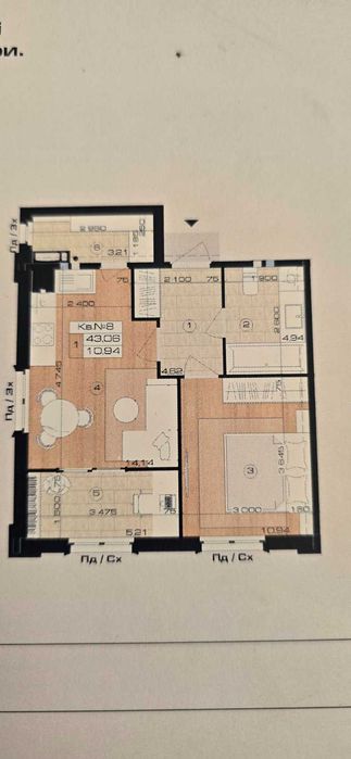 Квартира на с. Чайки, буд. 5 в Києві, ID 312133, фото №9
