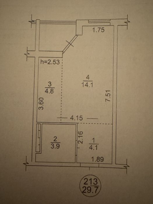 Квартира на бул. Одеський в Київ, ID 311957, фото №3