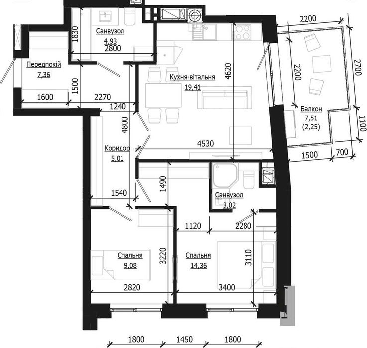 Квартира на вул. П. Орлика, 65 в Львів, ID 250765, фото №3