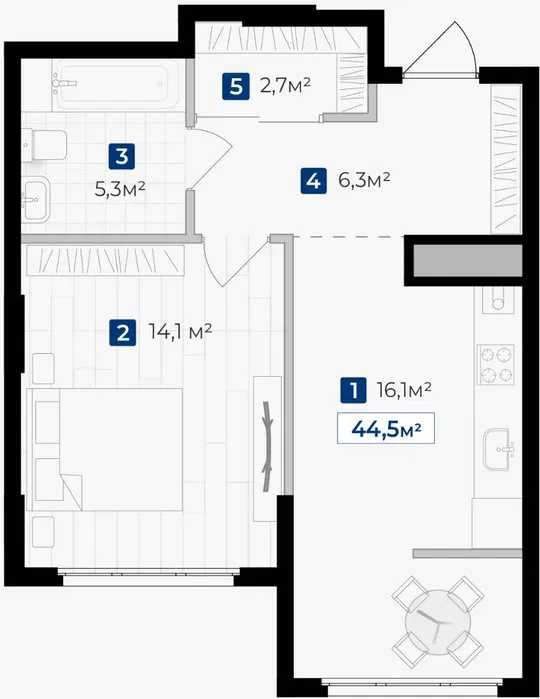 Квартира — Івано-Франківськ в Івано-Франківську, ID 251531, фото №3