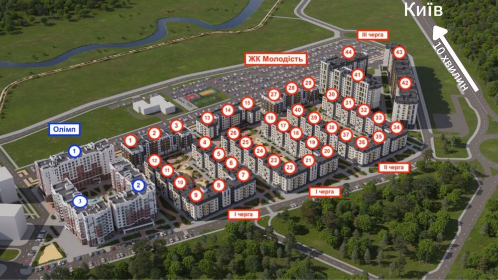Квартира на ЖК «Молодість» в Києві, ID 251428, фото №2