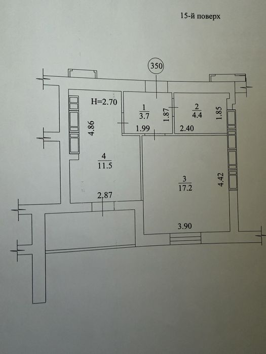 Квартира на вул. Борткевича, 15 в Харкові, ID 252052, фото №8