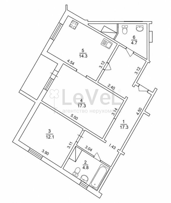 Квартира на вул. Урлівська, 36 в Києві, ID 255270, фото №16