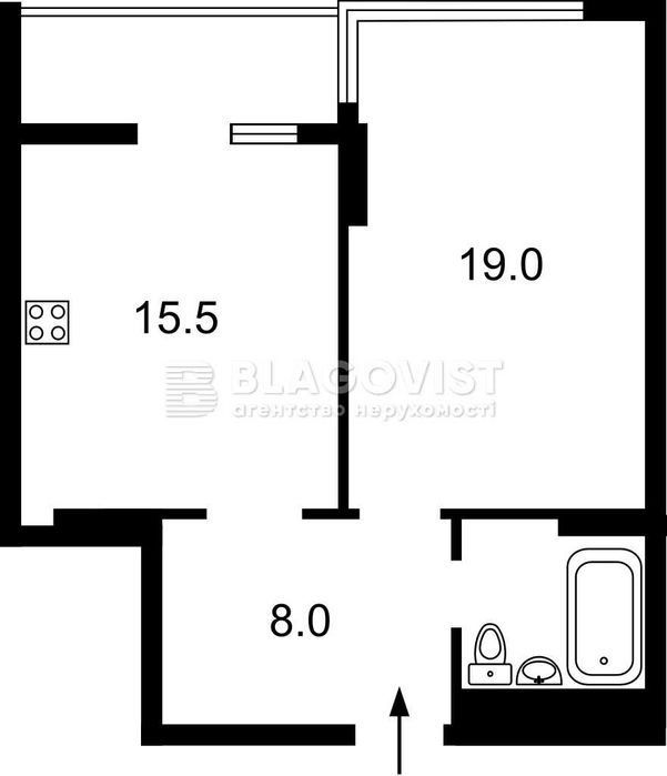 Квартира на вул. Симоненко, 34 в Київ, ID 339496, фото №2