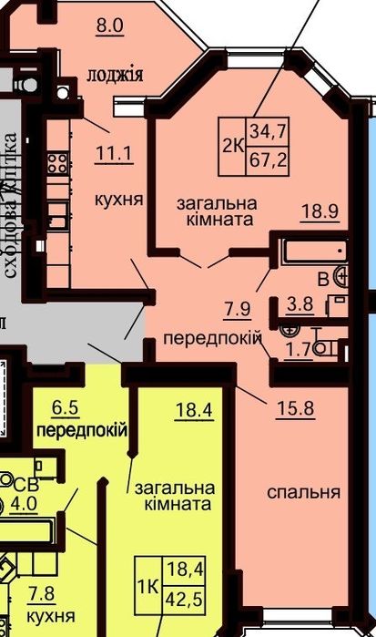 Квартира на вул. Миру, 41 в Києві, ID 257451, фото №4