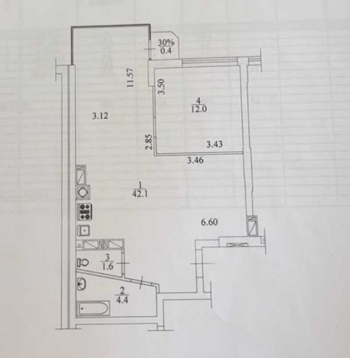 Квартира на ЖК На Прорізній-1 в Києві, ID 307221, фото №19